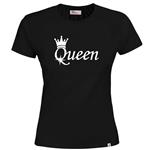 تی شرت آستین کوتاه زنانه طرح queen کد M65