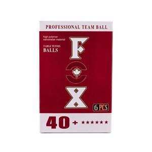 توپ پینگ پنگ FOX شش ستاره 40  بسته 6 عددی