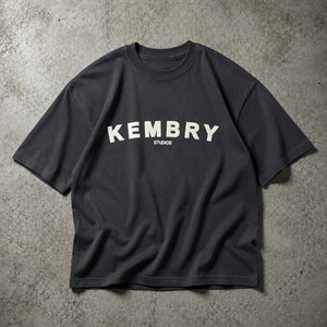 تیشرت لش باکسی پنبه دونخ طوسی تیره مردانه طرح دار برجسته پفکی / اورجینال دیلم