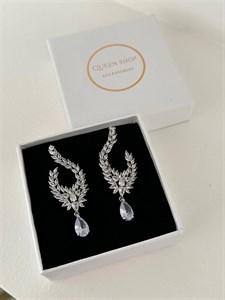 گوشواره مجلسی طرح جواهر کاما