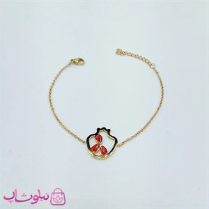 دستبند زنانه استیل طرح انار شب یلدا کد 1491