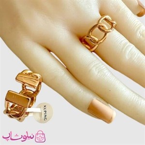 انگشتر زنانه ژوپینگ مدل کارتیه پهن فری سایز کد 2991