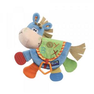 عروسک کتابچه‌ای پلی گرو مدل الاغ ابی Playgro Blue Donkey Doll 