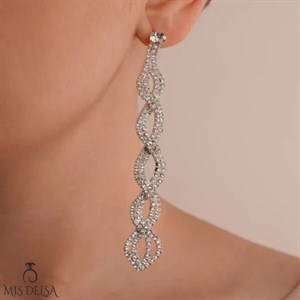 گوشواره جواهری فشن کد 488