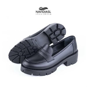 کفش چرم زنانه مدل تندیس کد 3031006