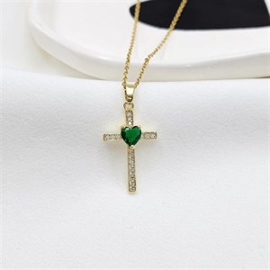 گردنبند صلیب و قلب