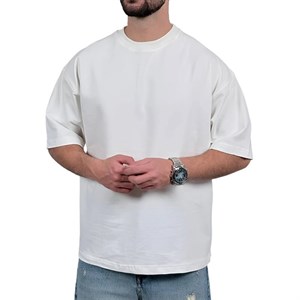 تیشرت ساده آستین کوتاه مردانه ساده مدل پنبه دونخ