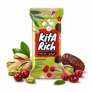 خرما بار پسته و کرن بری کیتاریچ 25 گرمی