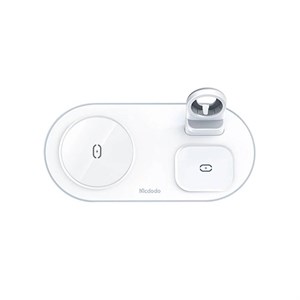 استند شارژ 3 کاره Mcdodo مدل 3IN1 MAGNETIC WIRELESS 15W CH-706\u2028