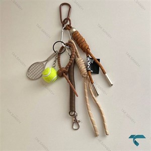 آویز کیف زنانه طرح تنیسی Charm-8421-L