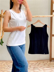 تاپ حلقه‌ای ساده نخی وارداتی بیسیک