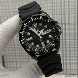 ساعت مردانه سیکو 5 Seiko مدل خلبانی بند غواصی فول بلک