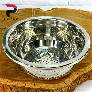 آبکش استیل سایز 24 گرد