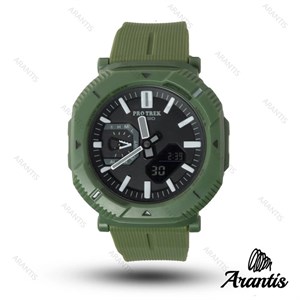 ساعت کاسیو پروترک protrek سبز بند رابر مدل m-10260