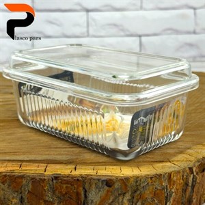 جا کره ای تک خانه شیشه ای شیاردار لیمون 