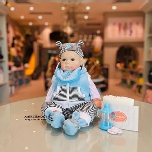 عروسک نوزاد پسر سیلیکونی کد D4877-177