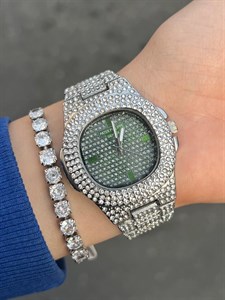 ساعت اسپورت patek philippe نگینی
