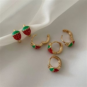 گوشواره توت فرنگی ژوپینگ