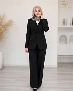 کت و شلوار و جلیقه زنانه گاباردین کایا
