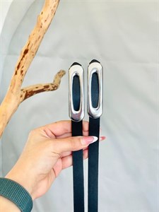 کمربند سگک نقره ای