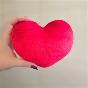 قلب ولنتاین مخملی نانو