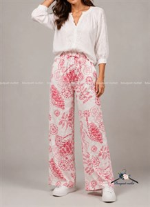 شلوار بگ طرح دار زارا ZARA