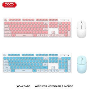 کیبورد و ماوس بی سیم ایکس او مدل KB-05