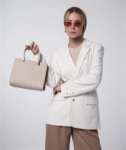کیف دستی زنانه چرم مصنوعی دیوید جونز DAVIDJONES
