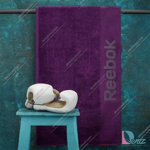 حوله ورزشی Reebok بنفش طوسی بزرگ