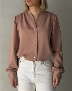 شومیز Lady (کرم صورتی)