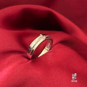 حلقه نقره مردانه کدhm1042 