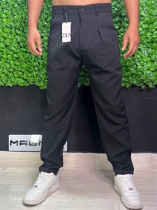 شلوار پارچه ای مام فیت ZARA مشکی