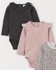 بادی دخترانه آستین بلند H&M