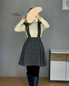 دامن چهارخونه ساسبندی آنیا