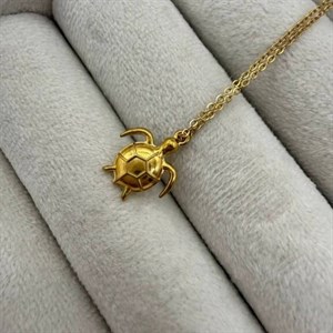 گردنبند لاکپشت طلایی 