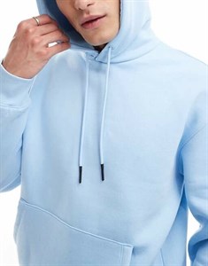 هودی آبی آسمانی Bershka