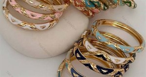 دستبند زنانه میناکاری رنگبندی MinaKari-8508-L