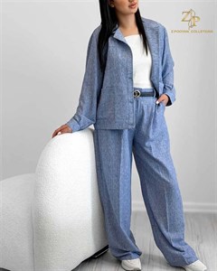 کت و شلوار زنانه لینن بهاره مانیتا