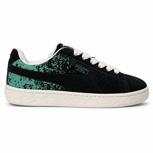 کفش کتانی پوما مدل Suede XL مشکی سبز کد 295427