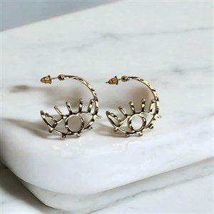 گوشواره زنانه مدل خورشید برند forever21