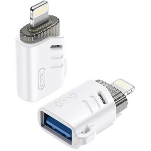 تبدیل XO USB To Lightning OTGمدل XO-NB256A - سفید