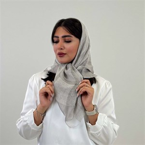 روسری ویسکوز چهارخونه