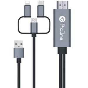 کابل HDMI پرووان ProOne مدل PCH70 چند سر مناسب اندروید و آیفون