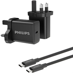 شارژر دیواری 30 وات فیلیپس Philips مدل DLP5312NB دوشاخه ایرانی