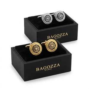 دکمه سردست لاکچری طرح نگین ریز برند Bagozza