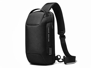 کیف کراس بادی مردانه بنج اصل BANGE BG-22085 رمز دار با پورت USB
