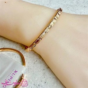 دستبند النگویی زنانه ژوپینگ مدل طرحدار سایز 3 کد 4991