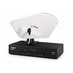گیرنده دیجیتال دنای مدل Infinite Quality-Full HD به همراه آنتن هوایی استار