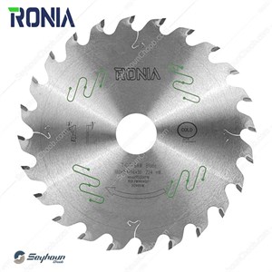 تیغ اره الماسه چوب بر قطر 18 سانتی متر 24 دندانه با شفت 30 ضخامت 2.4 رونیا مدل RSB-PW1802430T
