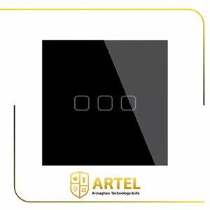 کلید لمسی ساده Luxe سه پل